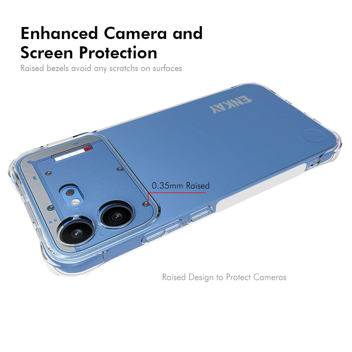For Nothing Phone 4b ENKAY Hat-Prince Transparent TPU Shockproof Phone Case - Default - SYA002296008