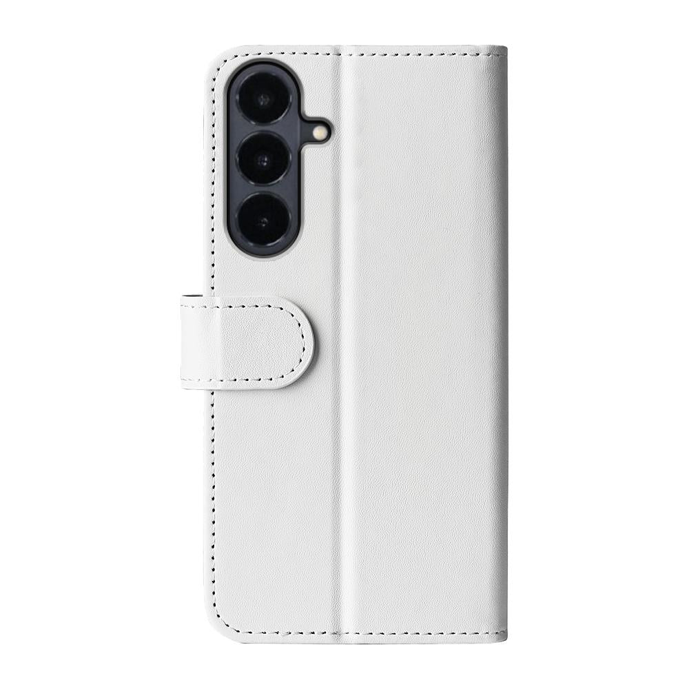 For Galaxy S26 FE 5G R64 Texture Horizontal Flip Leather Phone Case - White - SYA002302035B