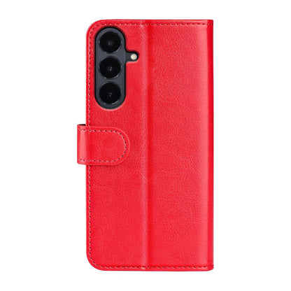 For Galaxy S26 FE 5G R64 Texture Horizontal Flip Leather Phone Case - Red - SYA002302035C