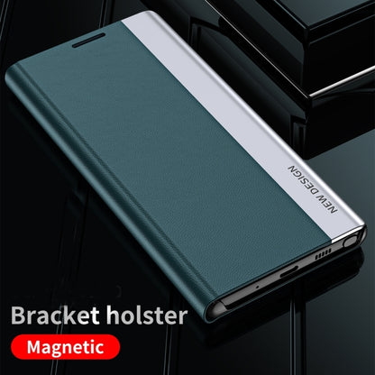 For Xiaomi 17T 5G Side Electroplated Adsorption Leather Phone Case - Black - SYA002316025A
