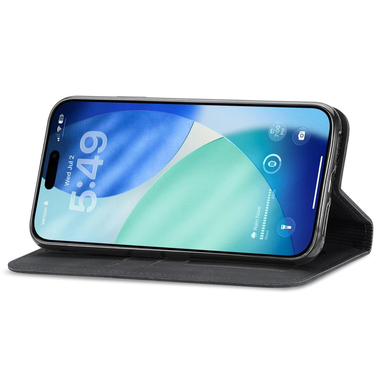For iPhone 18 Pro Retro Skin Feel Magnetic Leather Phone Case - Black - SYA002322614A