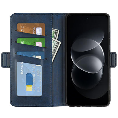 For Nothing Phone 4b Dual-side Magnetic Buckle Horizontal Flip Leather Phone Case - Dark Blue - SYA002341305D