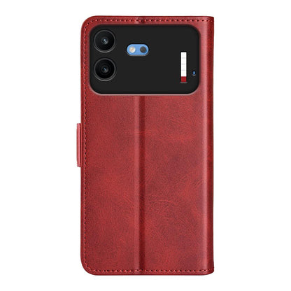 For Nothing Phone 4b Dual-side Magnetic Buckle Horizontal Flip Leather Phone Case - Red - SYA002341305E