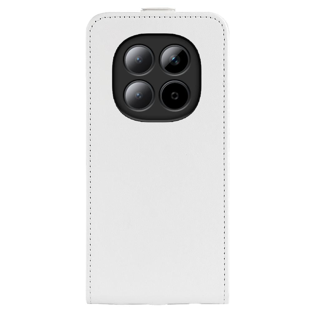 For Redmi Note 15 Pro 5G Global  163.6mm R64 Texture Single Vertical Flip Leather Phone Case - White - SYA002364052B