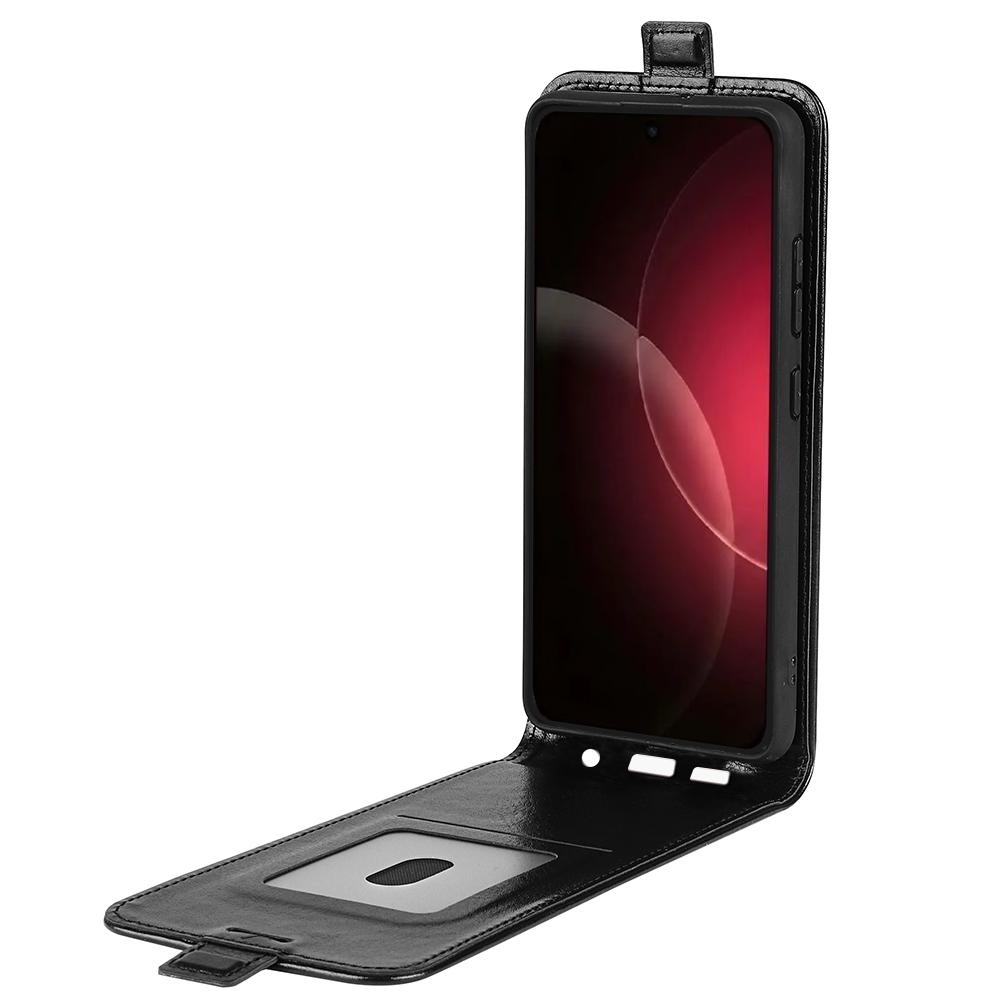 For Xiaomi 18 Pro Max 5G R64 Texture Single Vertical Flip Leather Phone Case - Black - SYA002364055A
