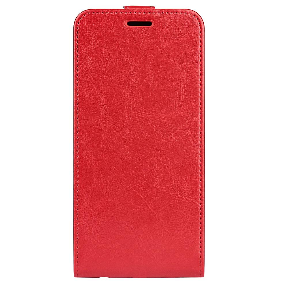 For Xiaomi 18 Pro Max 5G R64 Texture Single Vertical Flip Leather Phone Case - Red - SYA002364055C