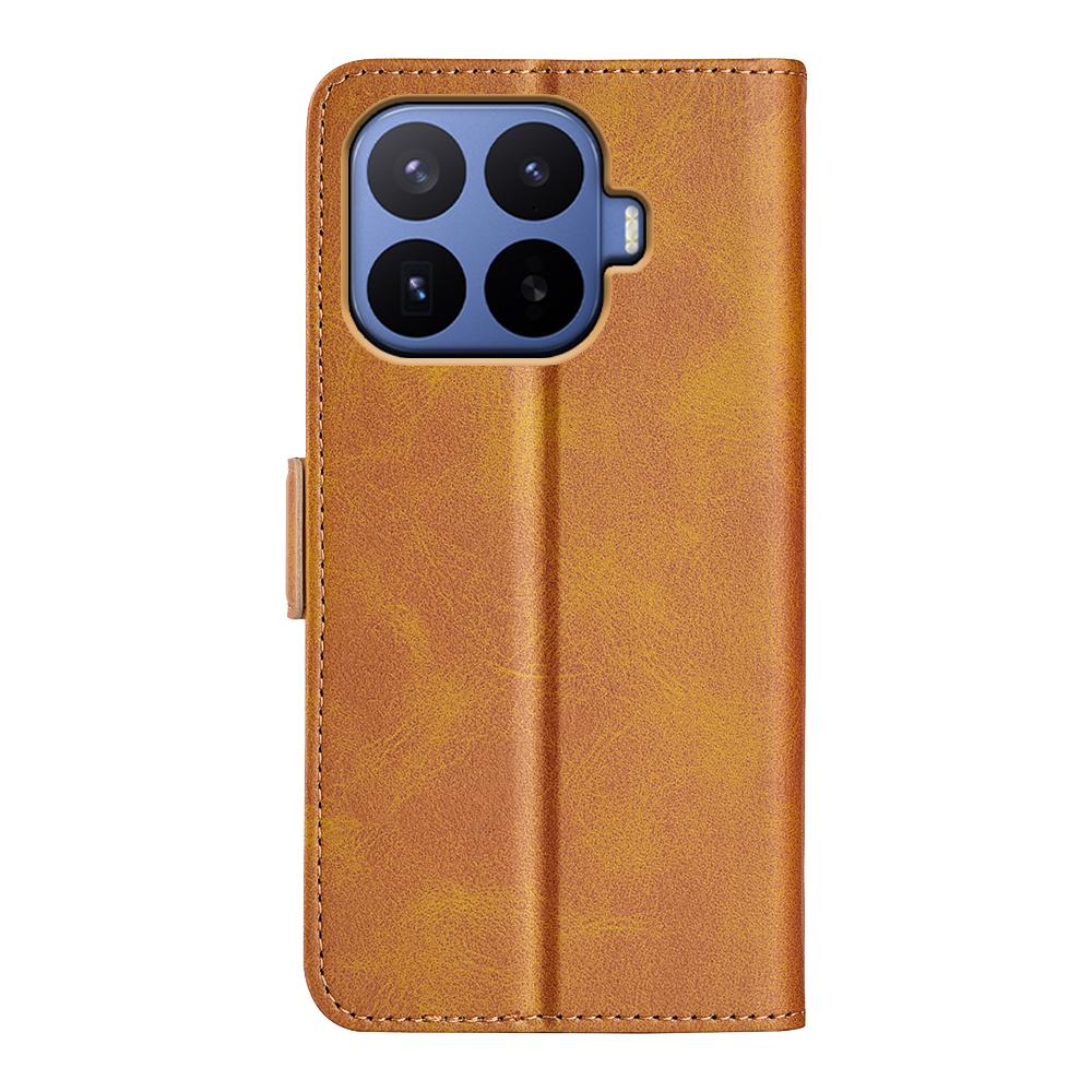 For Xiaomi 17T Pro 5G Dual-side Magnetic Buckle Horizontal Flip Leather Phone Case - Yellow - SYA002394647B