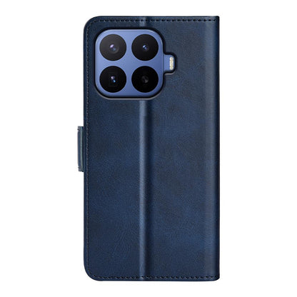 For Xiaomi 17T Pro 5G Dual-side Magnetic Buckle Horizontal Flip Leather Phone Case - Dark Blue - SYA002394647D