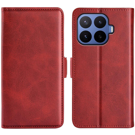 For Xiaomi 17T Pro 5G Dual-side Magnetic Buckle Horizontal Flip Leather Phone Case - Red - SYA002394647E