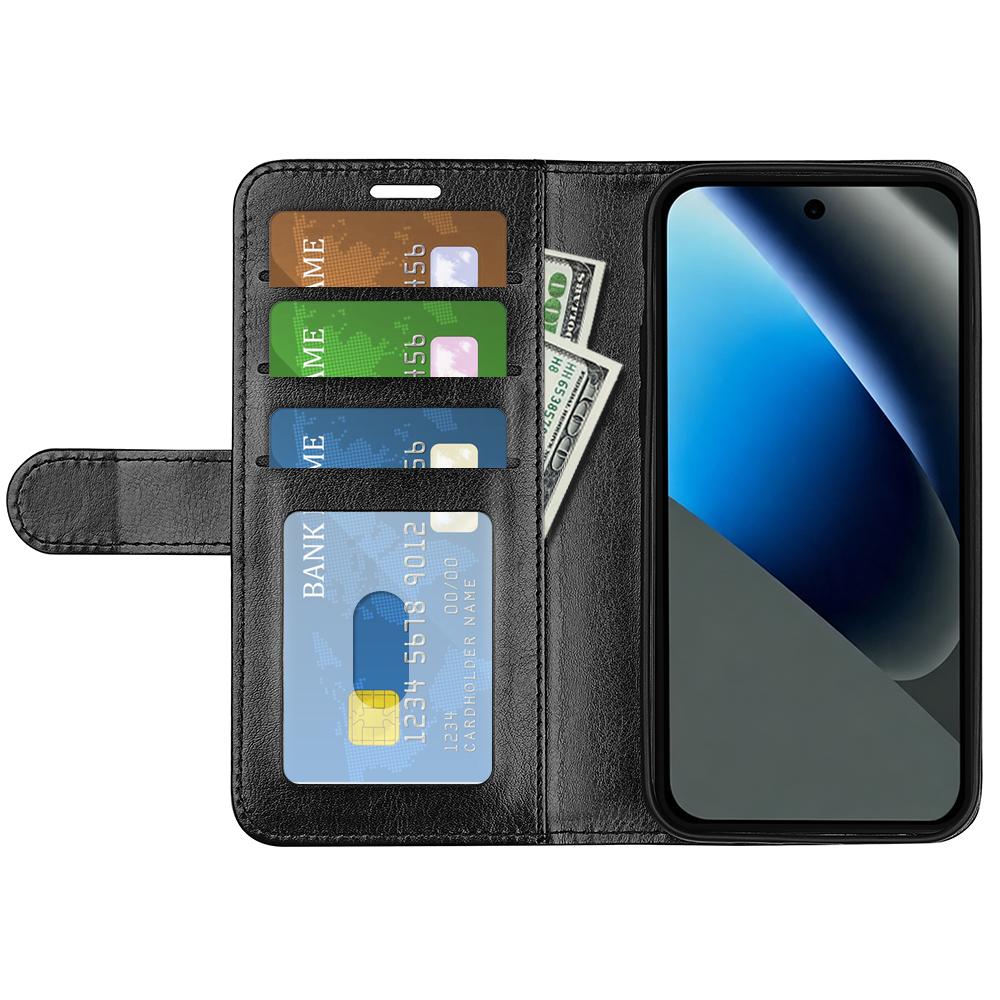 For Google Pixel 11a R64 Texture Horizontal Flip Leather Phone Case - Black - SYA002459509A