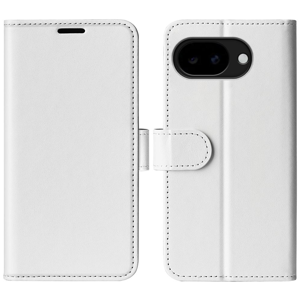 For Google Pixel 11a R64 Texture Horizontal Flip Leather Phone Case - White - SYA002459509B
