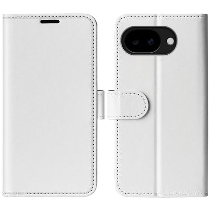 For Google Pixel 11a R64 Texture Horizontal Flip Leather Phone Case - White - SYA002459509B