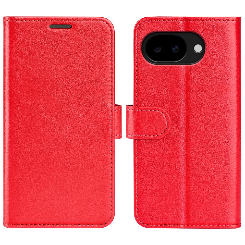 For Google Pixel 11a R64 Texture Horizontal Flip Leather Phone Case - Red - SYA002459509C