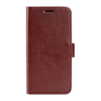 For Google Pixel 11a R64 Texture Horizontal Flip Leather Phone Case - Brown - SYA002459509D