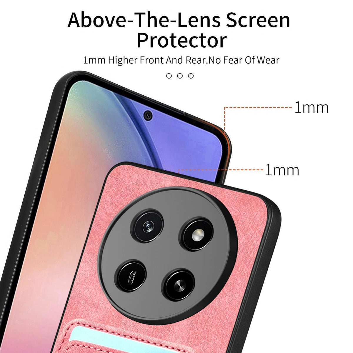 For Honor X80 Pro Max 5G Retro Skin-feel Ring Multi-card RFID Wallet Phone Case - Pink - SYA002460006A