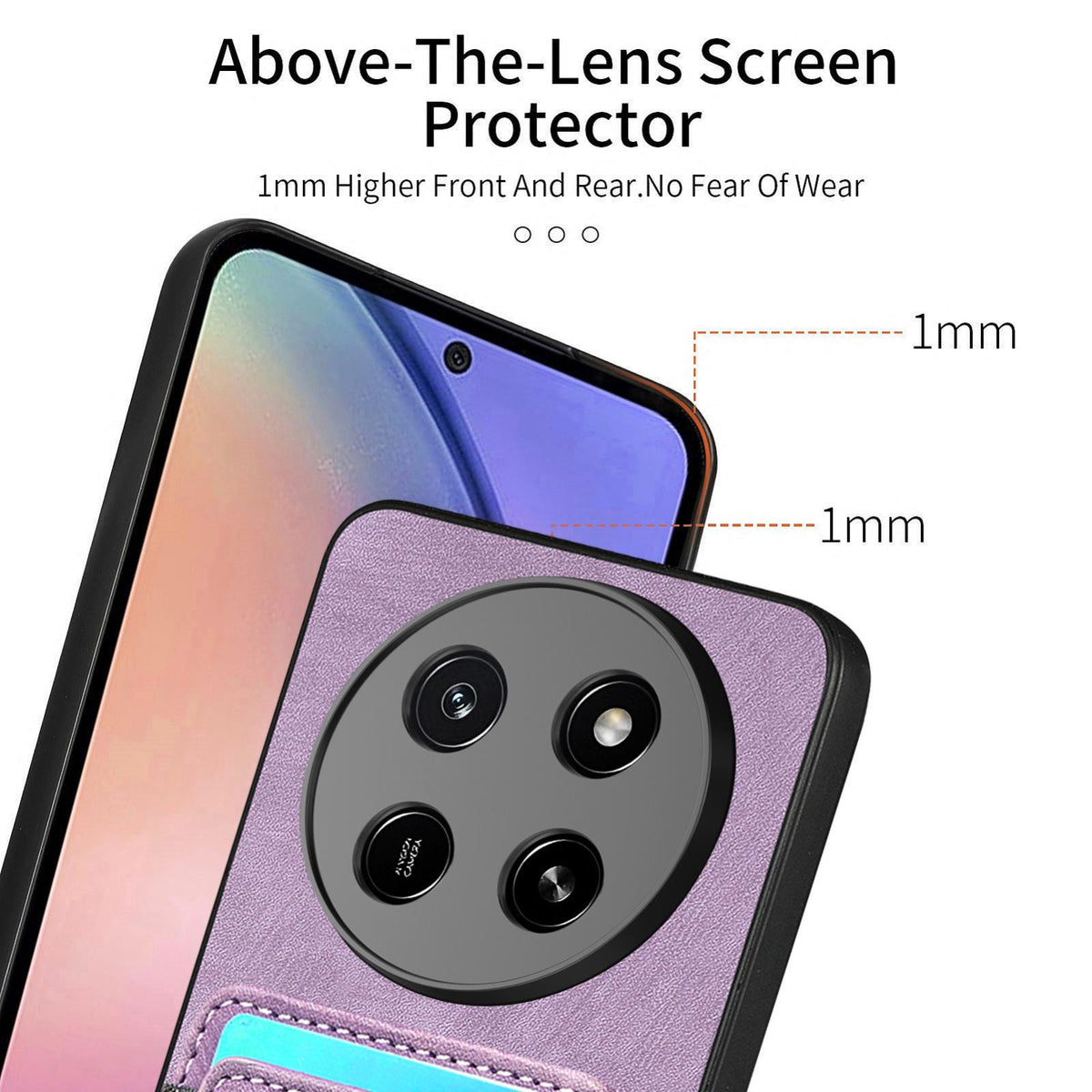 For Honor X80 Pro Max 5G Retro Skin-feel Ring Multi-card RFID Wallet Phone Case - Purple - SYA002460006E