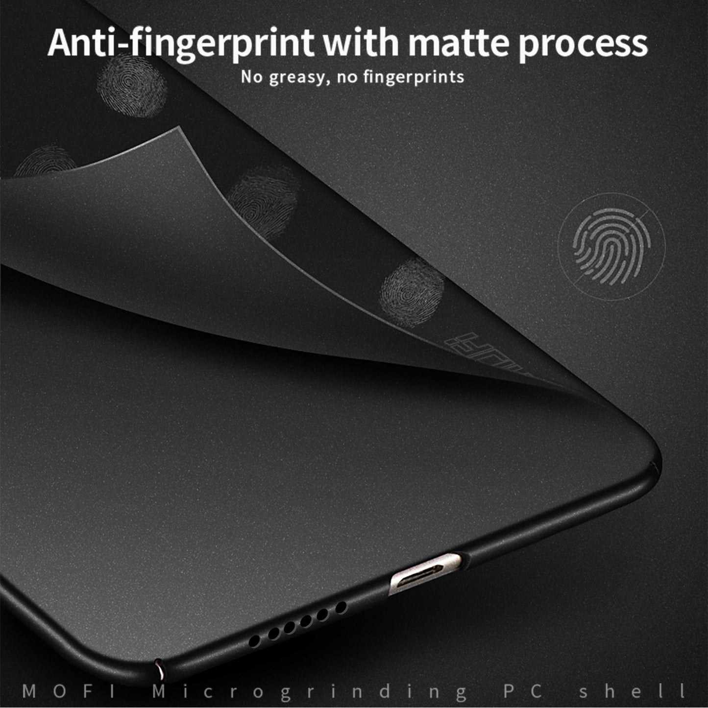 For Honor 600 Global MOFI Fandun Series Frosted PC Ultra-thin All-inclusive Phone Case(Blue)