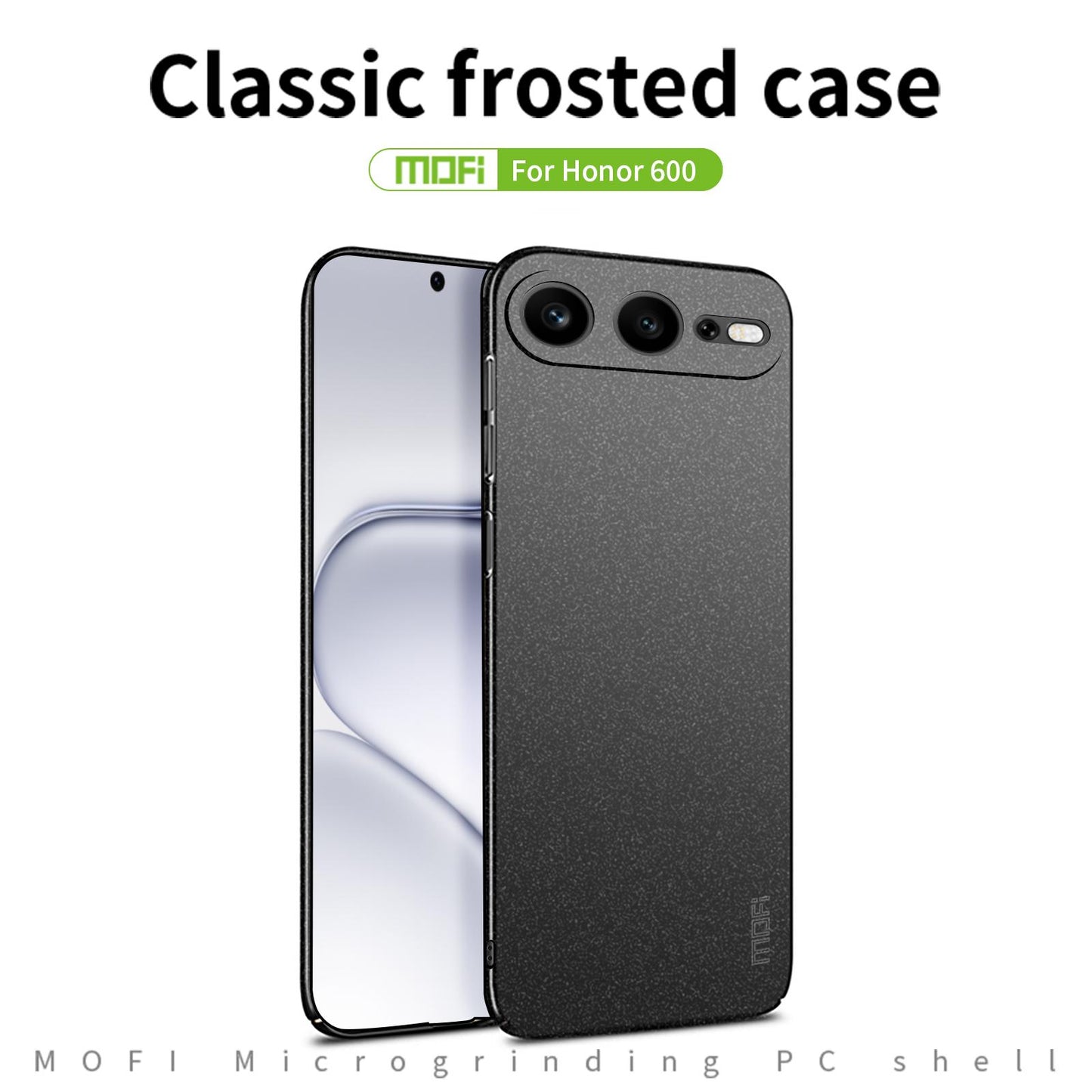 For Honor 600 Global MOFI Fandun Series Frosted PC Ultra-thin All-inclusive Phone Case(Green)