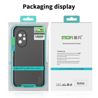 For Honor 600 Pro Global MOFI Fandun Series Frosted PC Ultra-thin All-inclusive Phone Case(Red)