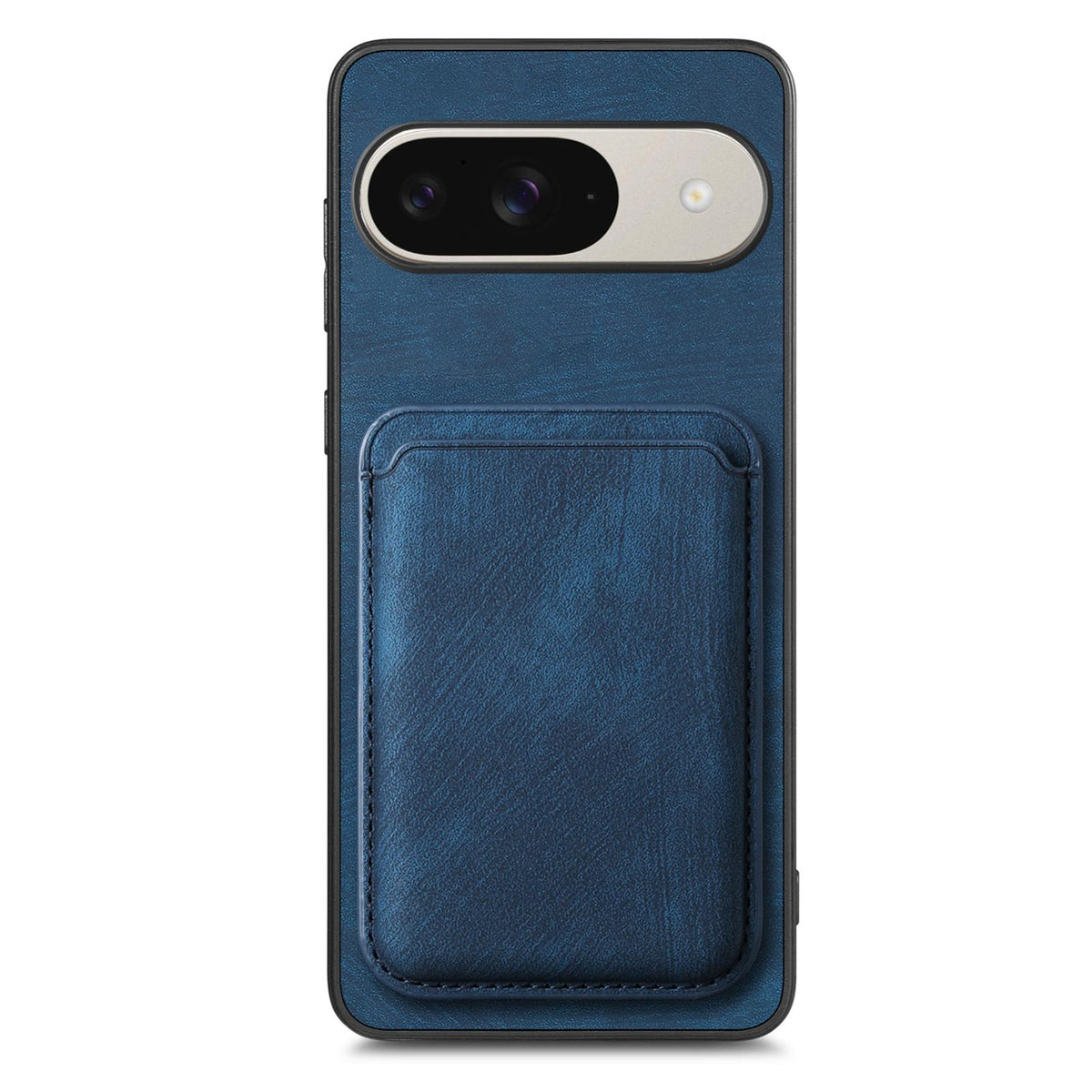 For Google Pixel 11 Retro Leather Card Bag Magnetic Phone Case - Blue - SYA002487914B