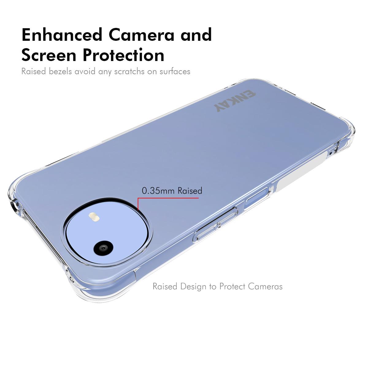 For Sharp Aquos Wish6 ENKAY Hat-Prince Transparent TPU Shockproof Phone Case - Default - SYA002540906