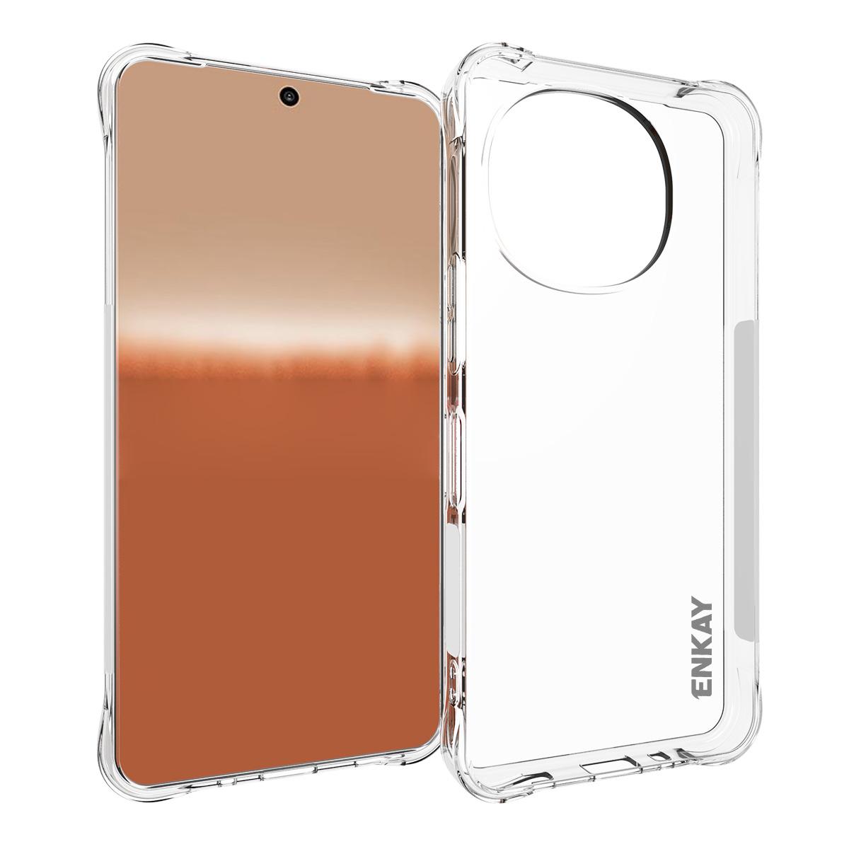 For Sharp Aquos R11 ENKAY Hat-Prince Transparent TPU Shockproof Phone Case - Default - SYA002540907