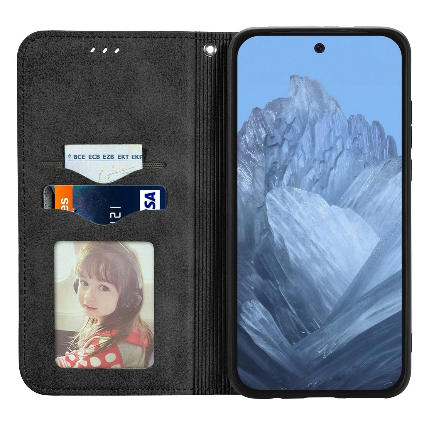 For Google Pixel 11 Pro XL Retro Skin Feel Magnetic Flip Leather Phone Case(Black)