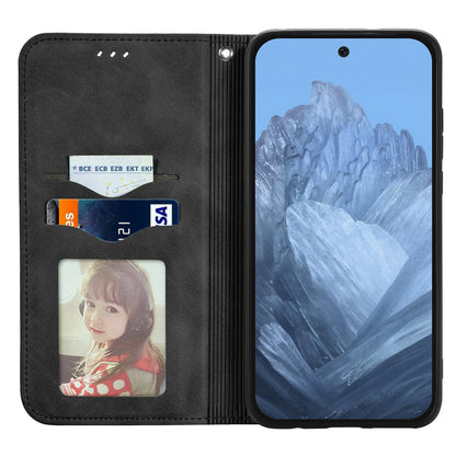 For Google Pixel 11 Pro XL Retro Skin Feel Magnetic Flip Leather Phone Case(Black)