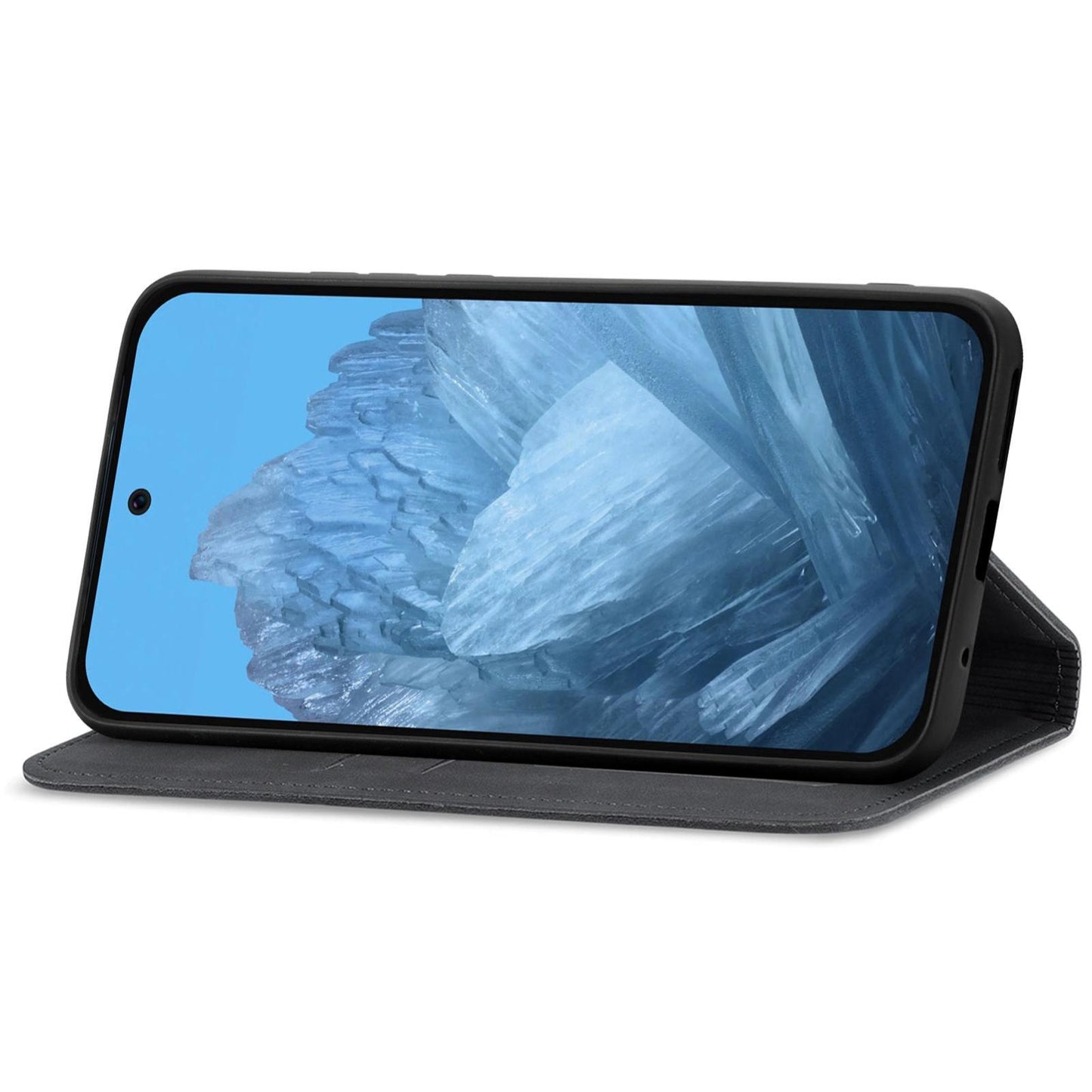 For Google Pixel 11 Pro XL Retro Skin Feel Magnetic Flip Leather Phone Case(Black)