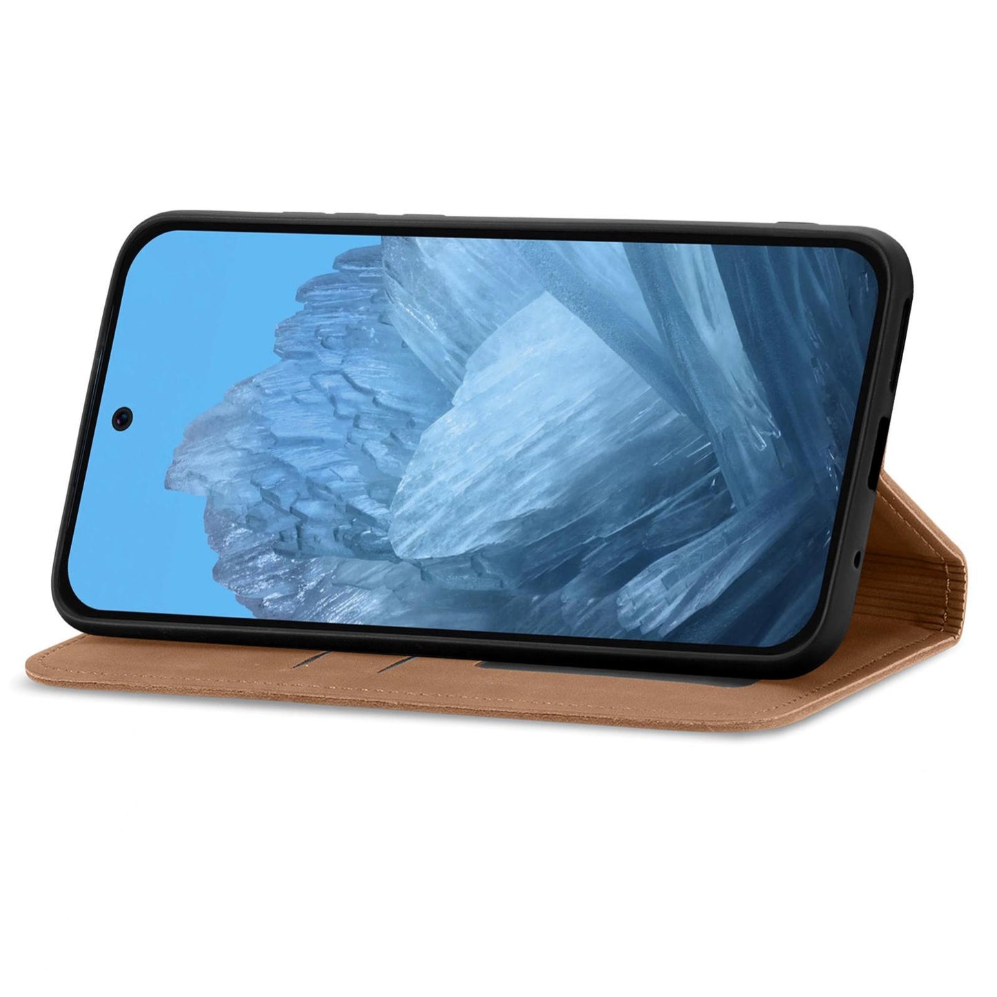 For Google Pixel 11 Pro XL Retro Skin Feel Magnetic Flip Leather Phone Case(Brown)