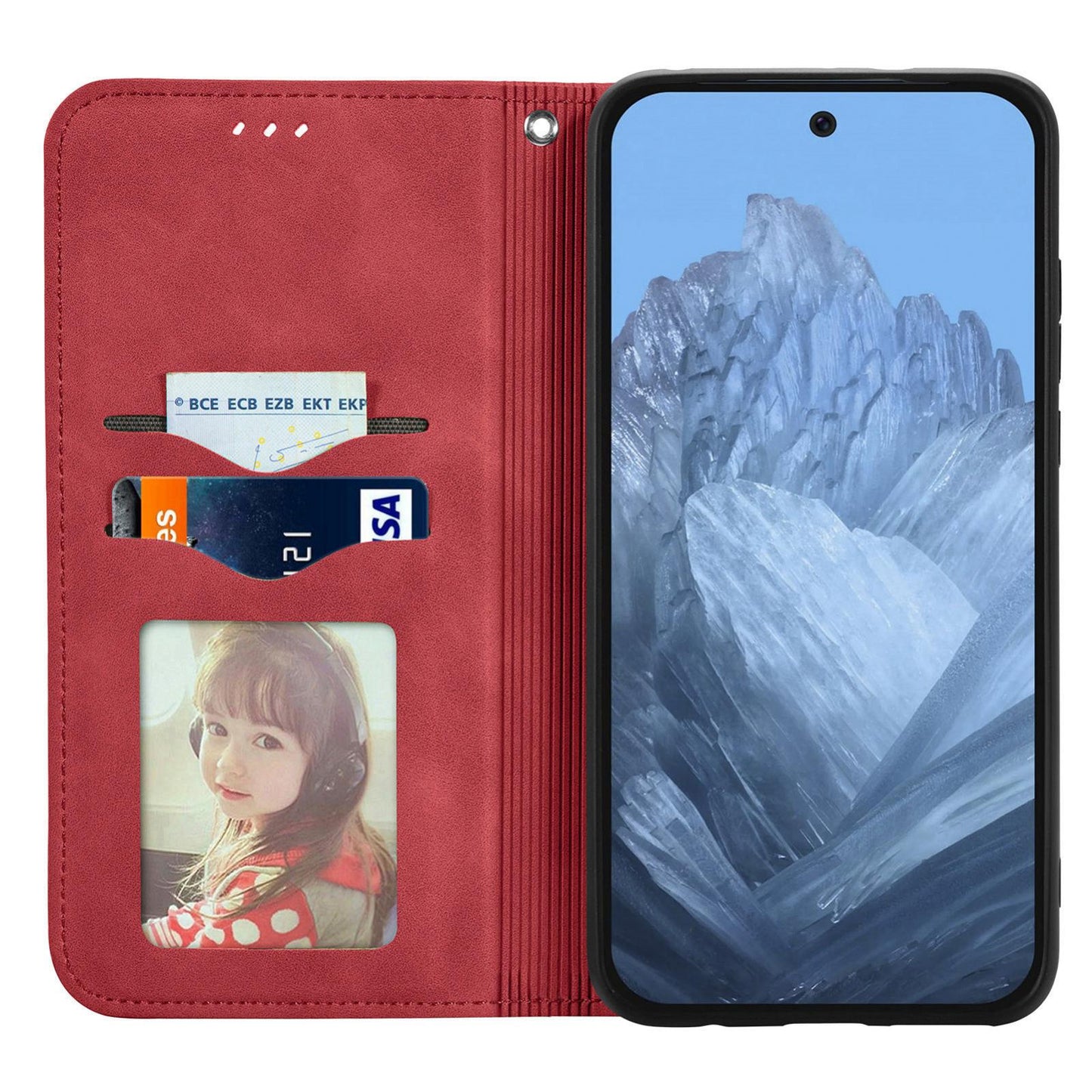 For Google Pixel 11 Pro XL Retro Skin Feel Magnetic Flip Leather Phone Case(Red)