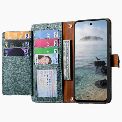 For Honor Play 80 Plus 5G Love Zipper Lanyard Leather Phone Case(Green)