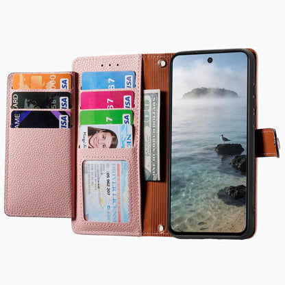 For Honor Play 80 Plus 5G Love Zipper Lanyard Leather Phone Case(Pink)