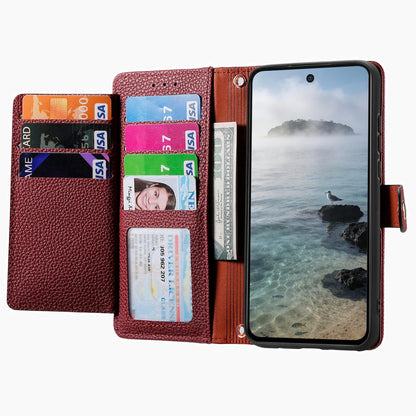 For Honor Play 80 Plus 5G Love Zipper Lanyard Leather Phone Case(Red)