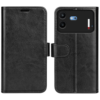 For Nothing Phone 4b R64 Texture Horizontal Flip Leather Phone Case - Black - SYA002577905A