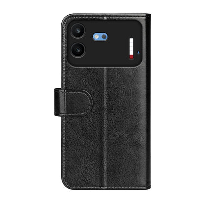 For Nothing Phone 4b R64 Texture Horizontal Flip Leather Phone Case - Black - SYA002577905A