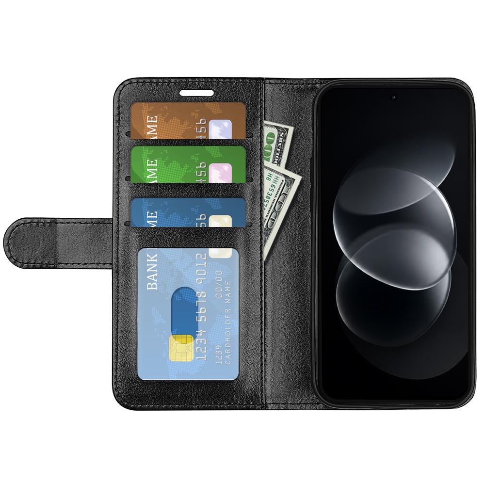 For Nothing Phone 4b R64 Texture Horizontal Flip Leather Phone Case - Black - SYA002577905A