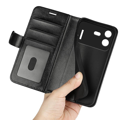 For Nothing Phone 4b R64 Texture Horizontal Flip Leather Phone Case - Black - SYA002577905A