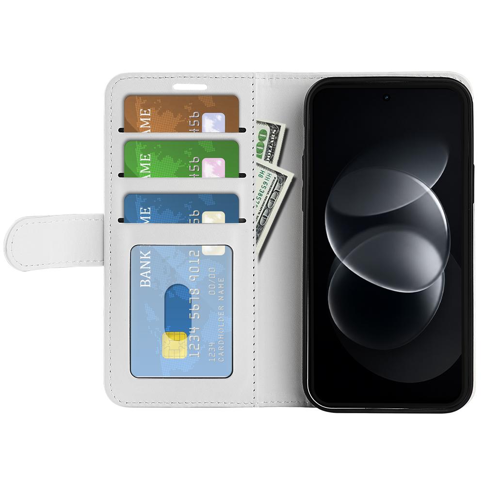 For Nothing Phone 4b R64 Texture Horizontal Flip Leather Phone Case - White - SYA002577905B