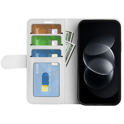 For Nothing Phone 4b R64 Texture Horizontal Flip Leather Phone Case - White - SYA002577905B