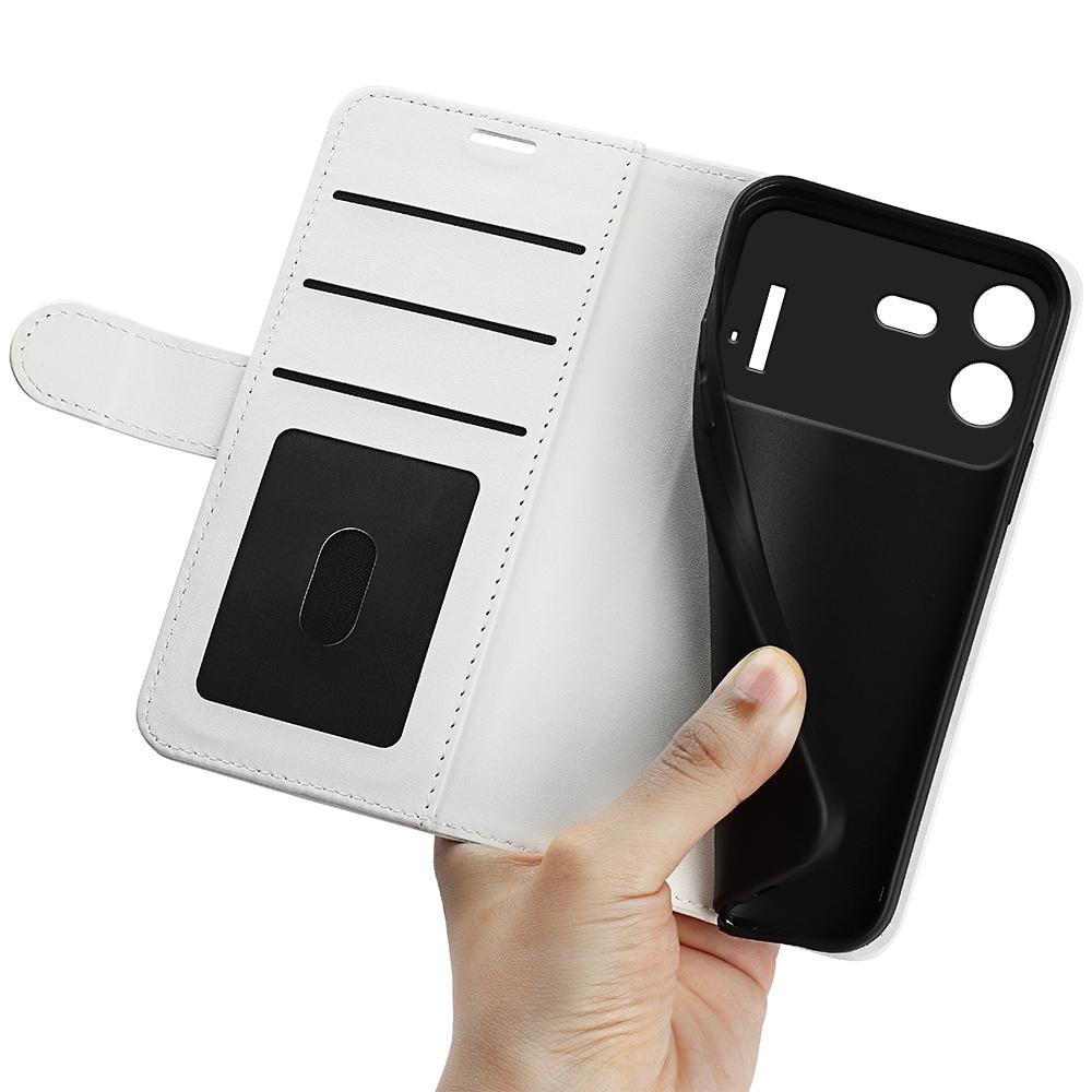 For Nothing Phone 4b R64 Texture Horizontal Flip Leather Phone Case - White - SYA002577905B