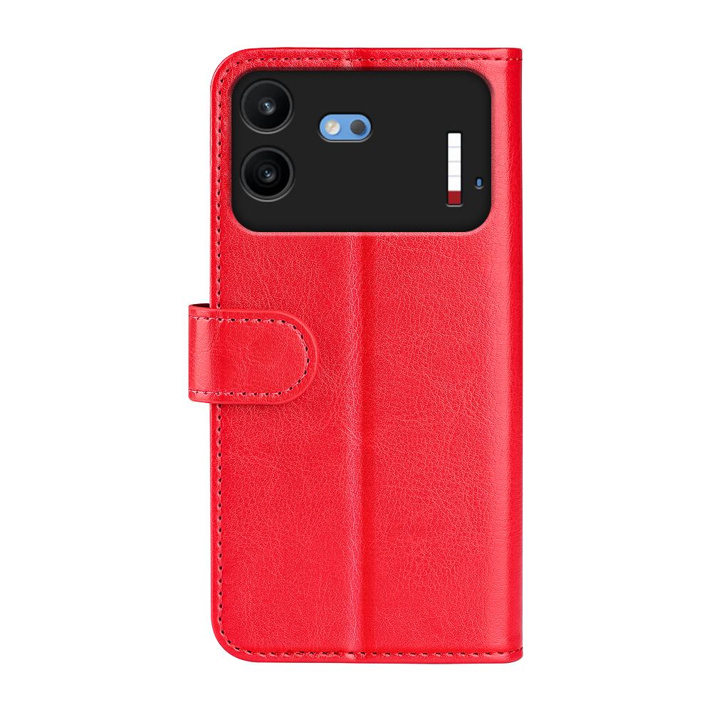 For Nothing Phone 4b R64 Texture Horizontal Flip Leather Phone Case - Red - SYA002577905C
