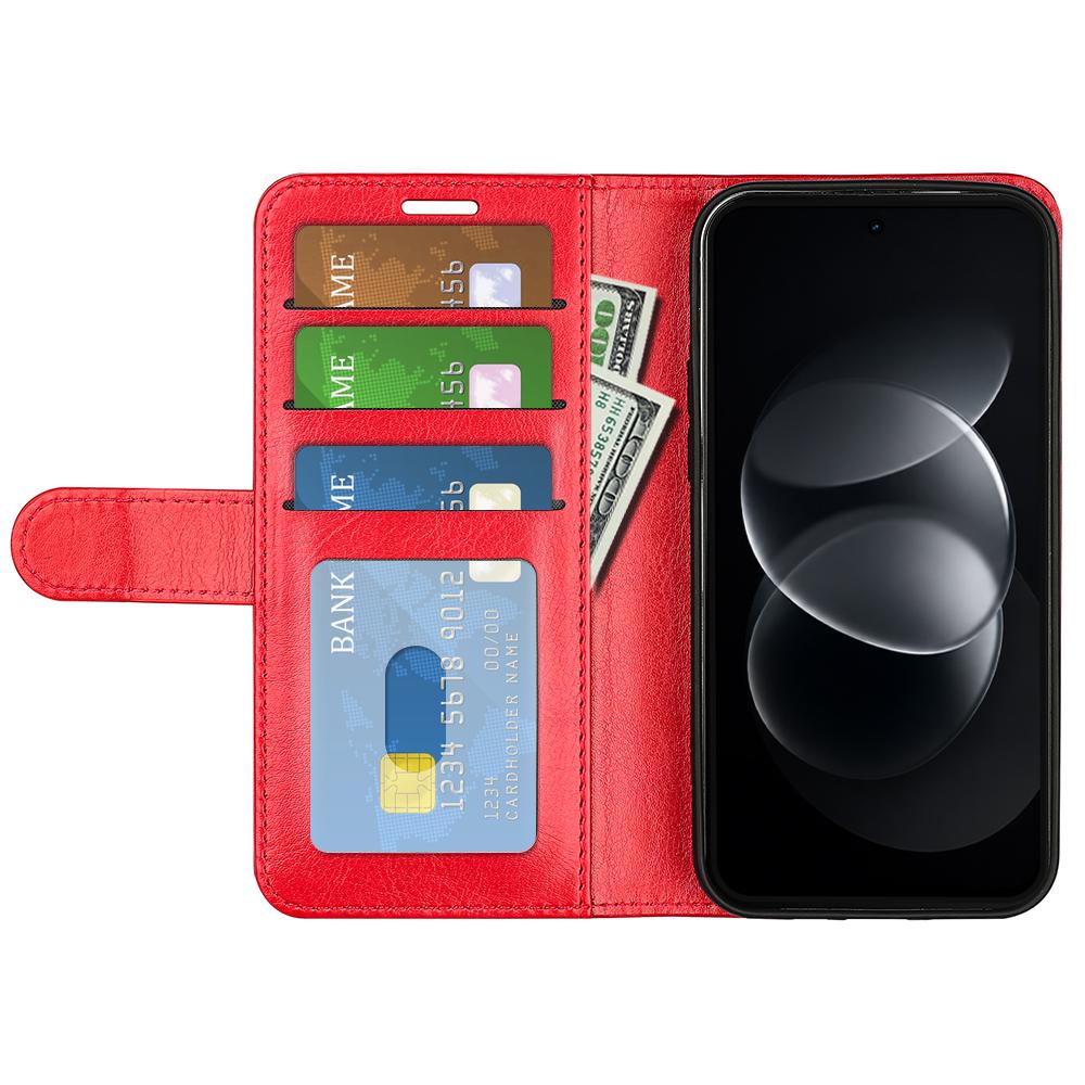 For Nothing Phone 4b R64 Texture Horizontal Flip Leather Phone Case - Red - SYA002577905C