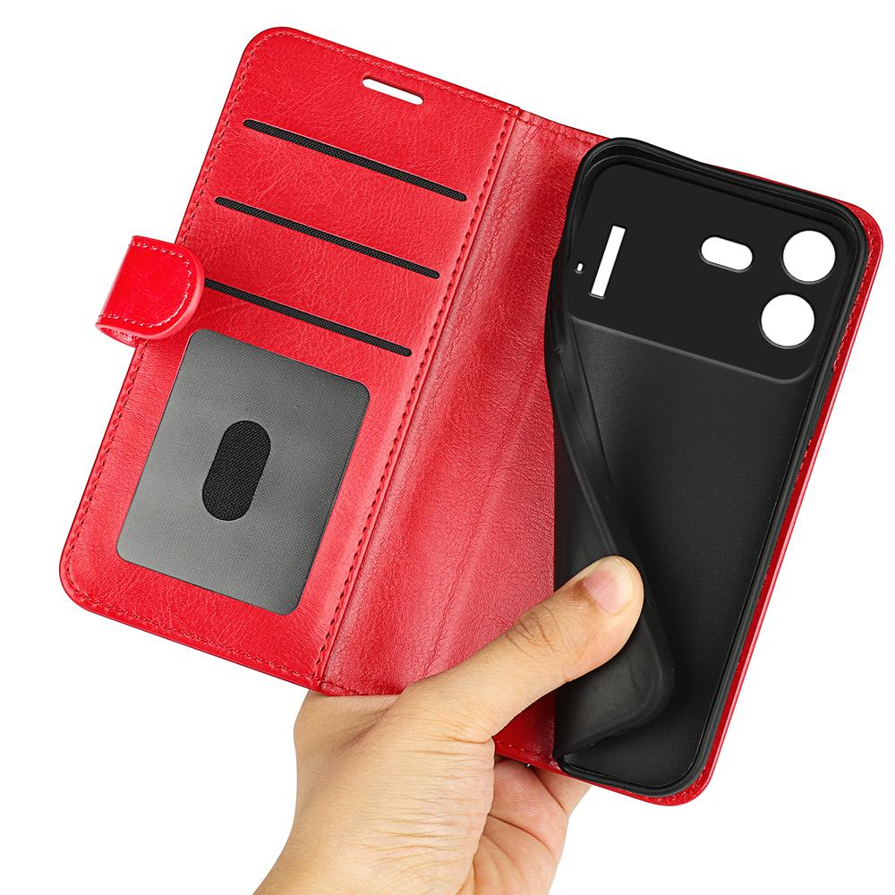 For Nothing Phone 4b R64 Texture Horizontal Flip Leather Phone Case - Red - SYA002577905C