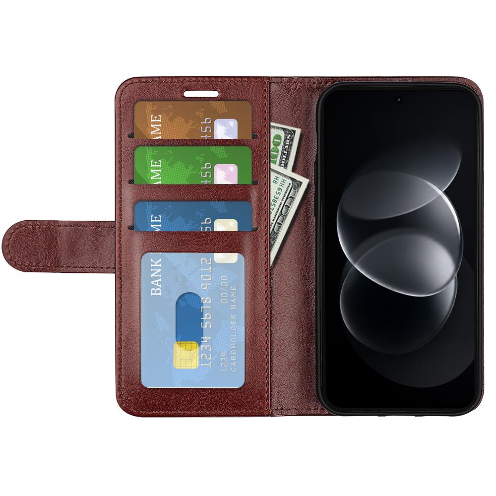 For Nothing Phone 4b R64 Texture Horizontal Flip Leather Phone Case - Brown - SYA002577905D