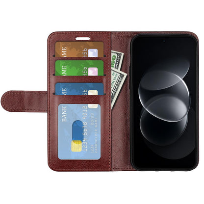 For Nothing Phone 4b R64 Texture Horizontal Flip Leather Phone Case - Brown - SYA002577905D