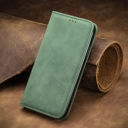 For Honor Play 80 Pus 5G Retro Skin Feel Magnetic Flip Leather Phone Case(Green)