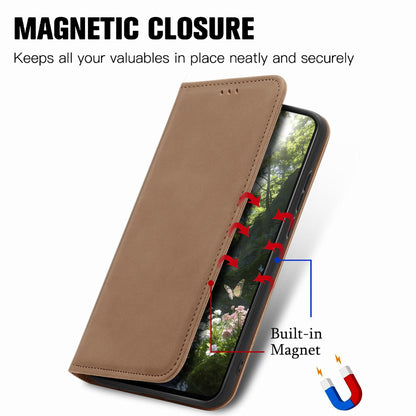 For Honor Play 80 Pus 5G Retro Skin Feel Magnetic Flip Leather Phone Case(Brown)