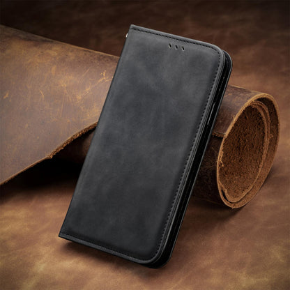 For Honor Play 80 Pus 5G Retro Skin Feel Magnetic Flip Leather Phone Case(Black)