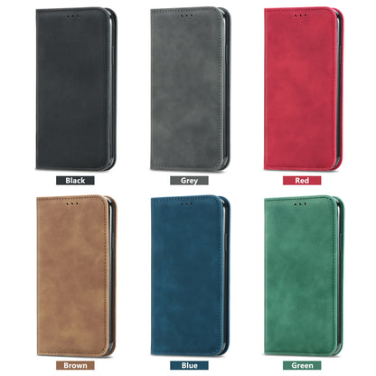 For Honor Play 80 Pus 5G Retro Skin Feel Magnetic Flip Leather Phone Case(Green)